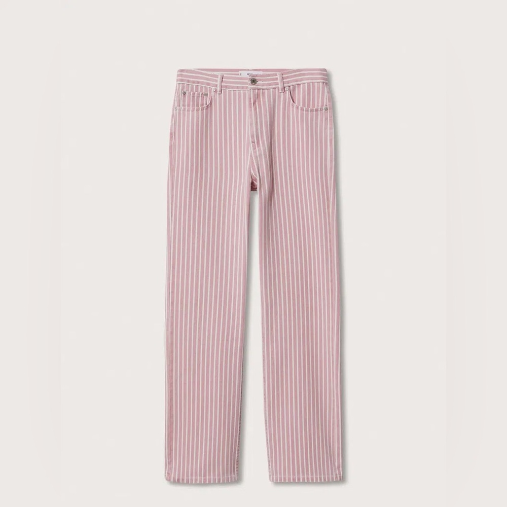 Pink Striped Pants
